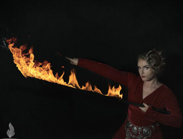 Brisbane Fire Dancer